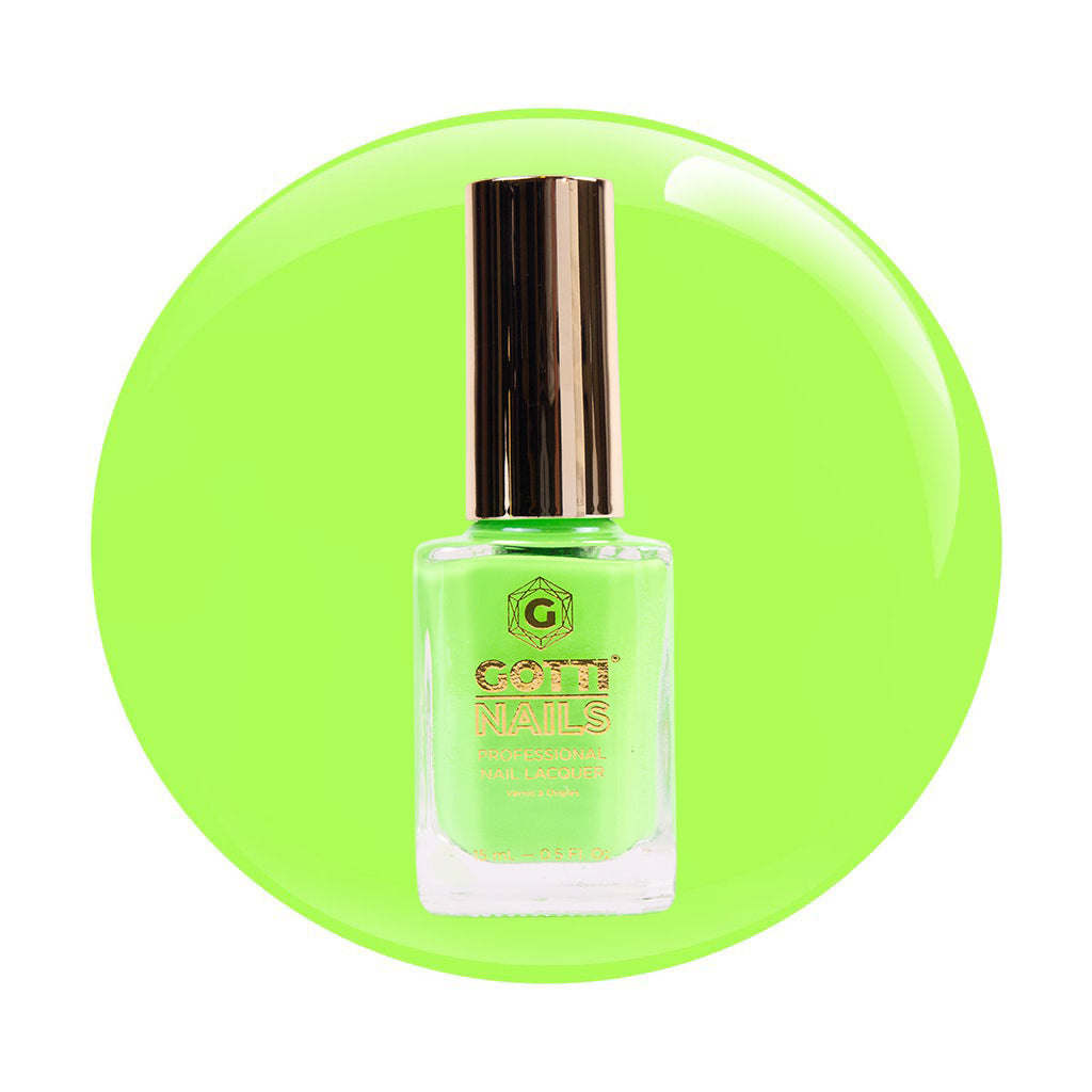 #55L Gotti Nail Lacquer - Glo On Green