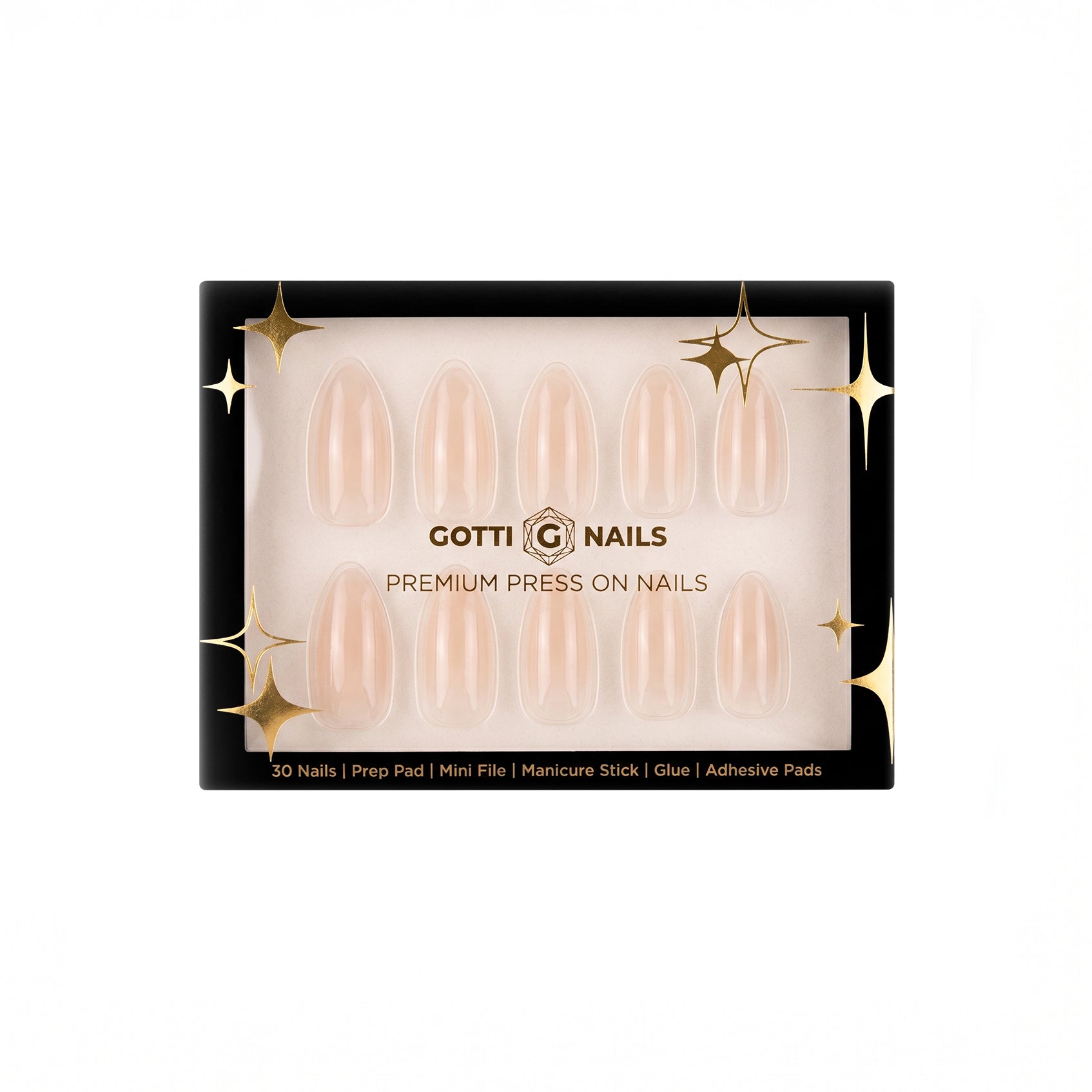 #4P Gotti Press On Nails - Nude Attitude