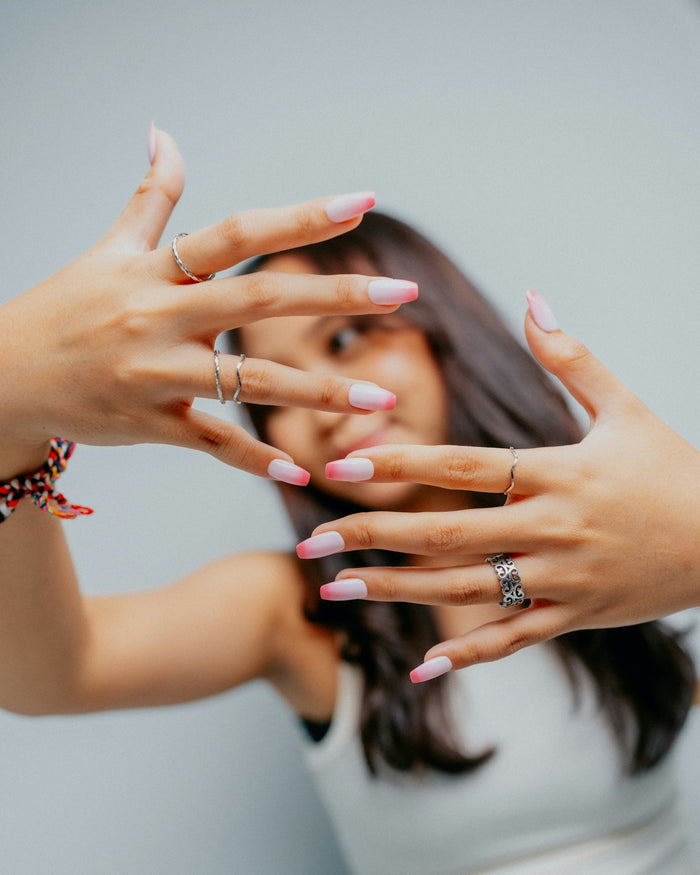 It’s Time for a Selfie Challenge: Nail Art Designs with Gotti Nails #38F Fusion Powder Using Gel Polish and Nail Polish