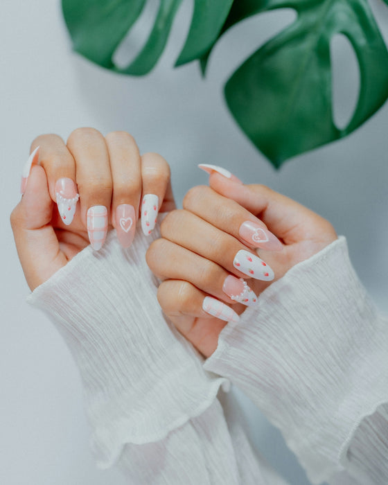 Barely There Beauty: Game-Changing Nail Art with Gotti Press On Nails #6P and Gel Polish Styles