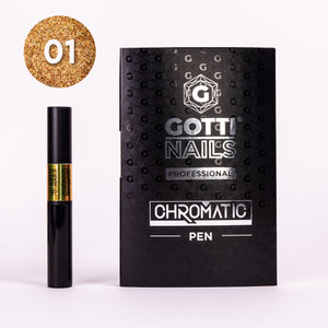 Chromatic Pen #01 by Gotti Nails